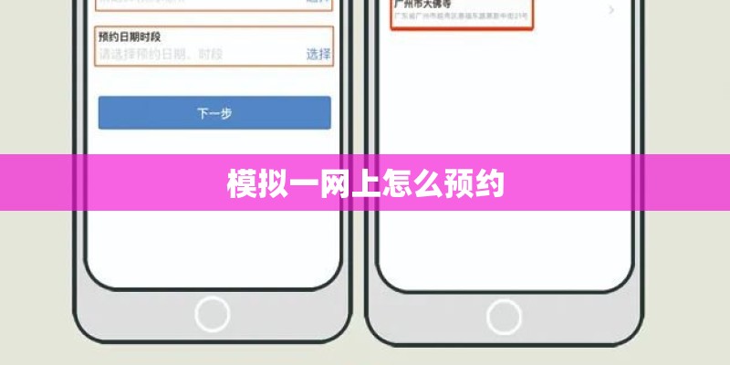 模拟一网上怎么预约