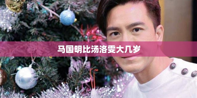 马国明比汤洛雯大几岁