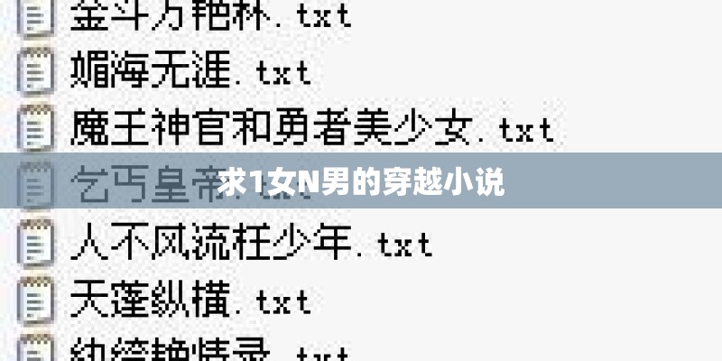 求1女N男的穿越小说